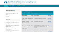 Desktop Screenshot of bestmasterofscienceinnursing.com